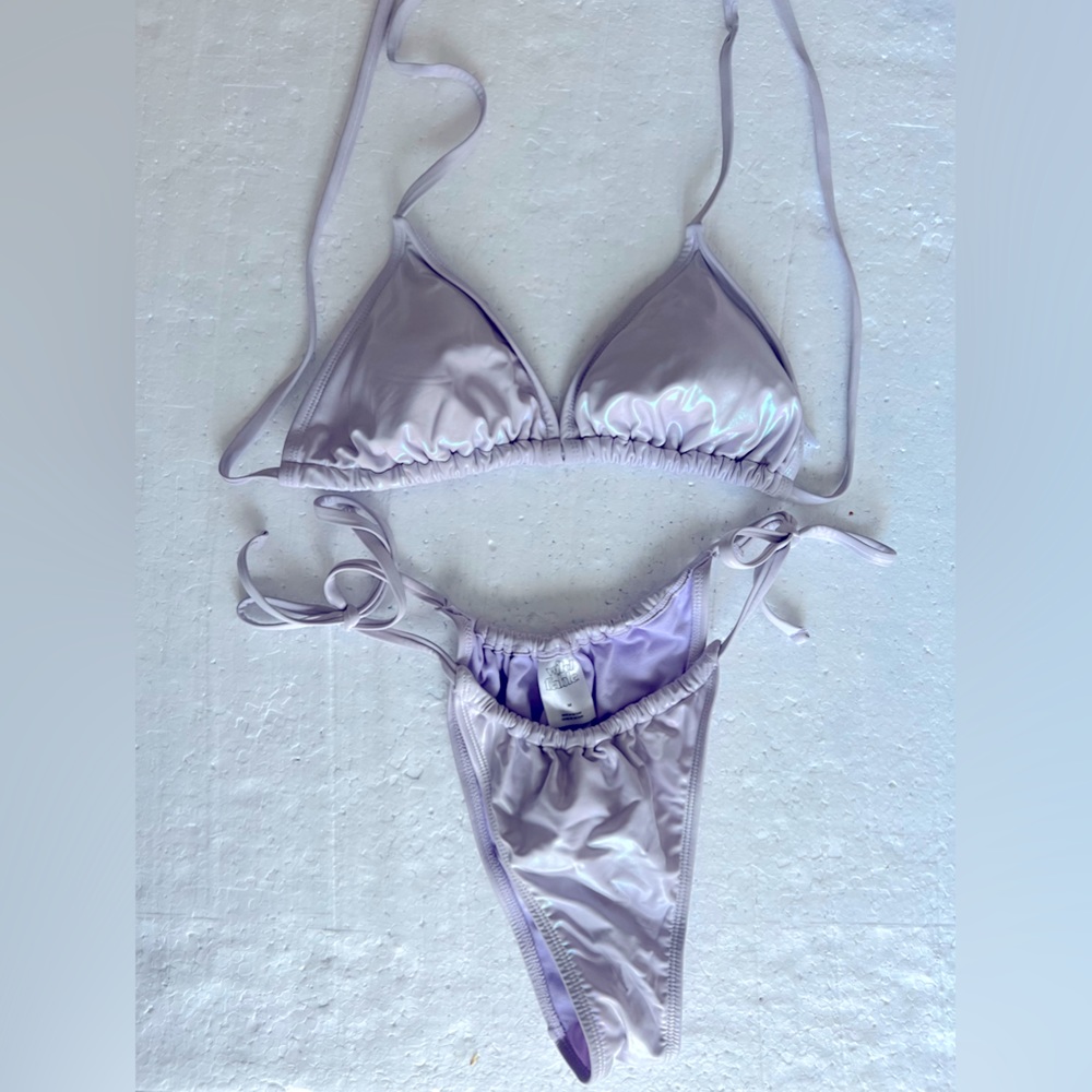 Holographic bikini swimsuit
